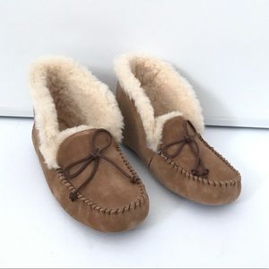 UGG Light Brown High Top Moccasins
